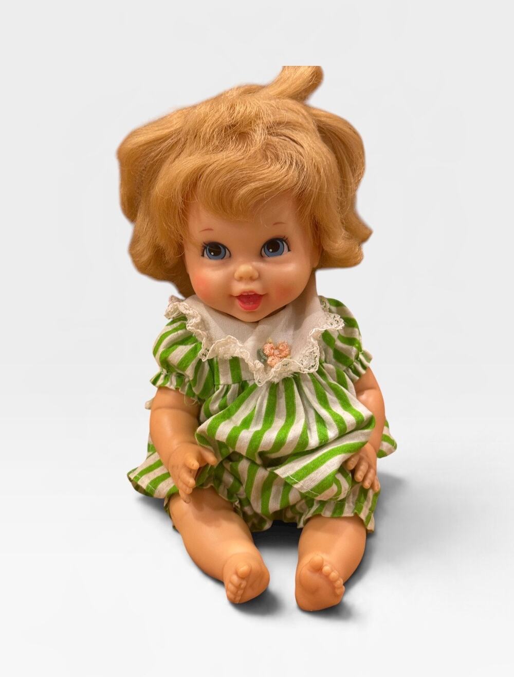 Vintage 1967 Mattel Baby Small-Talk Doll - NO STRING -AS IS